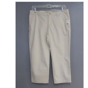 NEW Sonoma Mid Rise Capris Beige Size 4